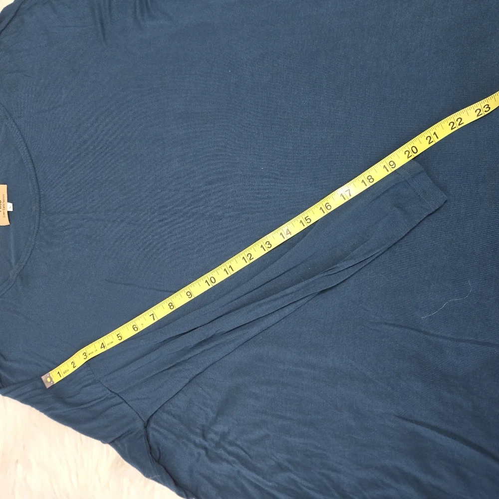 PIKO 1988 Tunic‎ Knit Top Lot Small Teal | Gray Boho Lagenlook